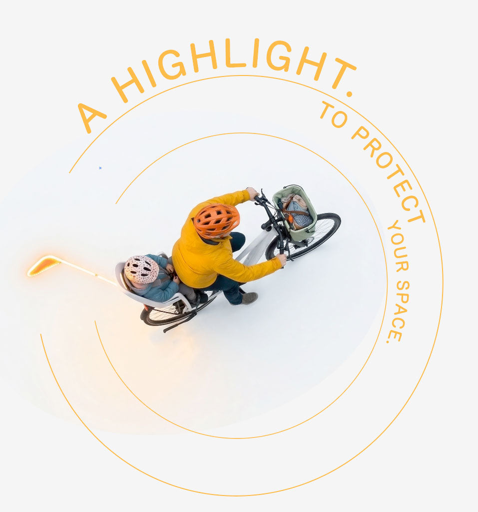 LuMe Bike Safety Light Pole
